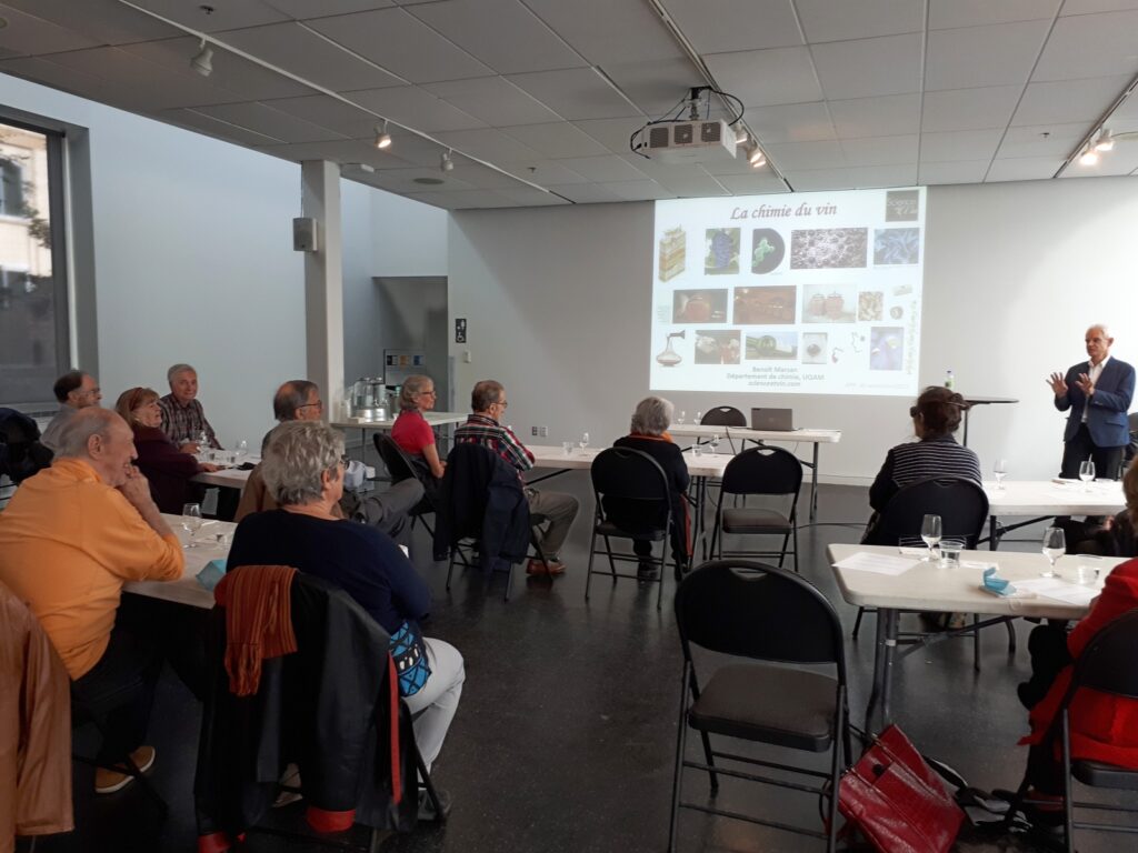 Conférence sur le vin, suivie d’une dégustation